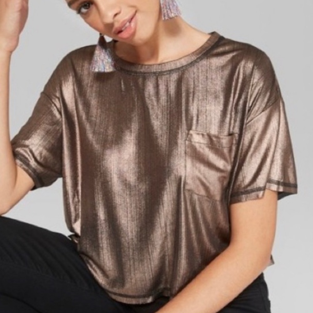 Shimmer party top